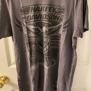 Harley-Davidson Charcoal Winged Graphic Tee